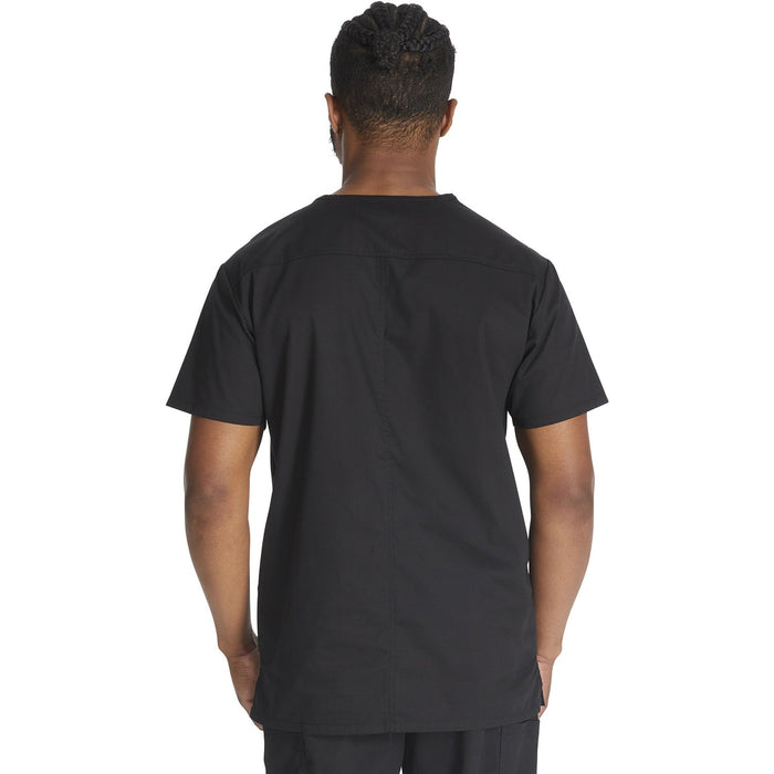 Men's EDS Signature V-Neck Scrub Top - Black - 2