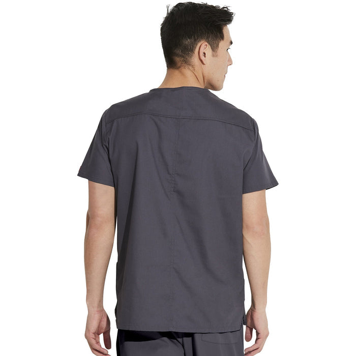 Men's EDS Signature V-Neck Scrub Top - Pewter - 2