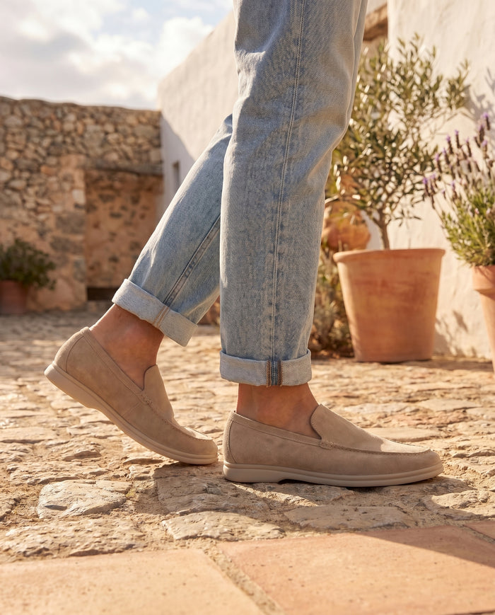 Wouter - Suede Look Loafers — hero shot