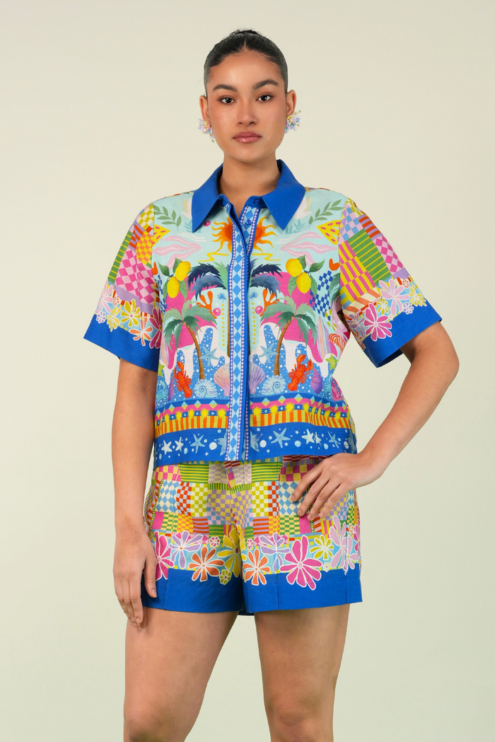 Mermaid Hotline Shorts