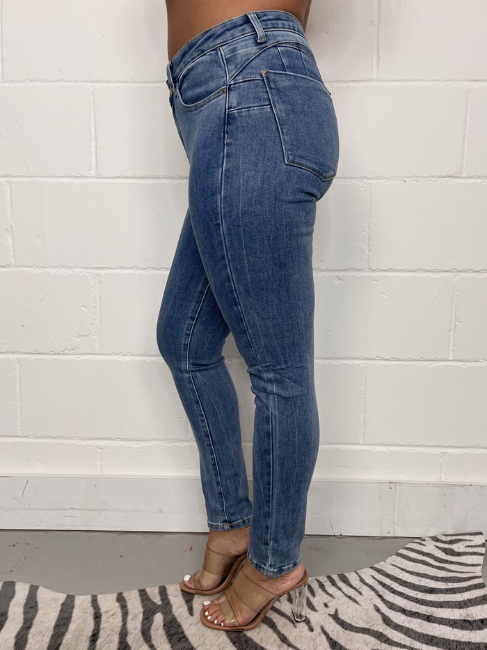 Mid Blue Jeans