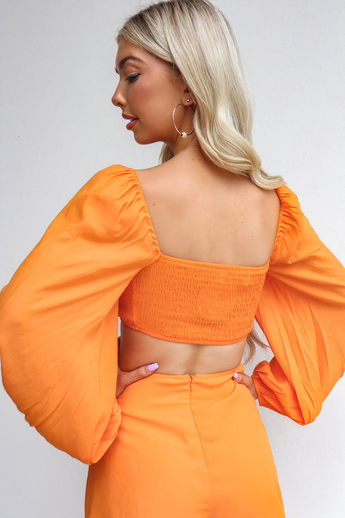 Mila Playsuit - Mango - Runway Goddess