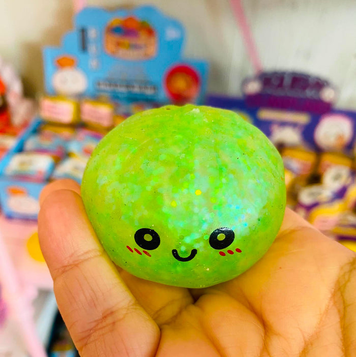 Mini Glitter Boba Bead Mystery Color Dumpling Squish Toy
