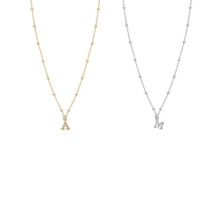 Misuzi | ARIA LETTER NECKLACE | Gold - Darling & Domain