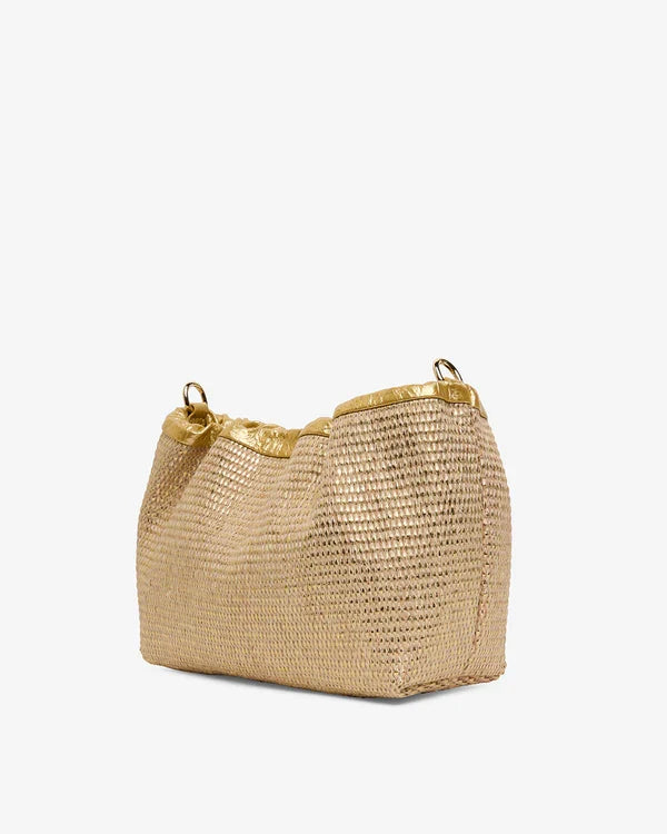 MONTY BAG in Gold Weave by Elms and King