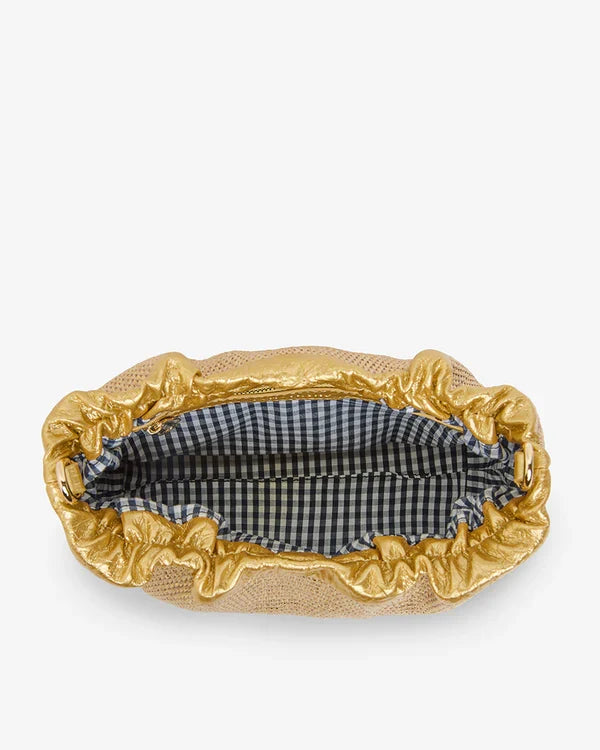MONTY BAG in Gold Weave by Elms and King