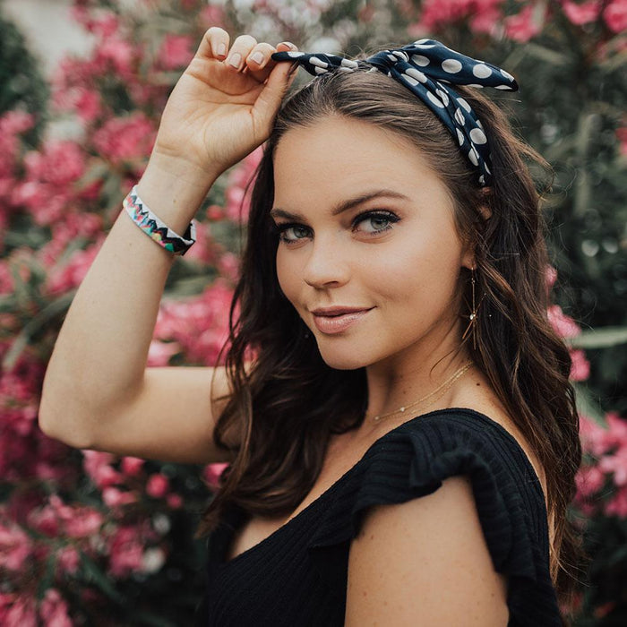 Lifestyle image of someone wearing Mountains To Molehills and smiling