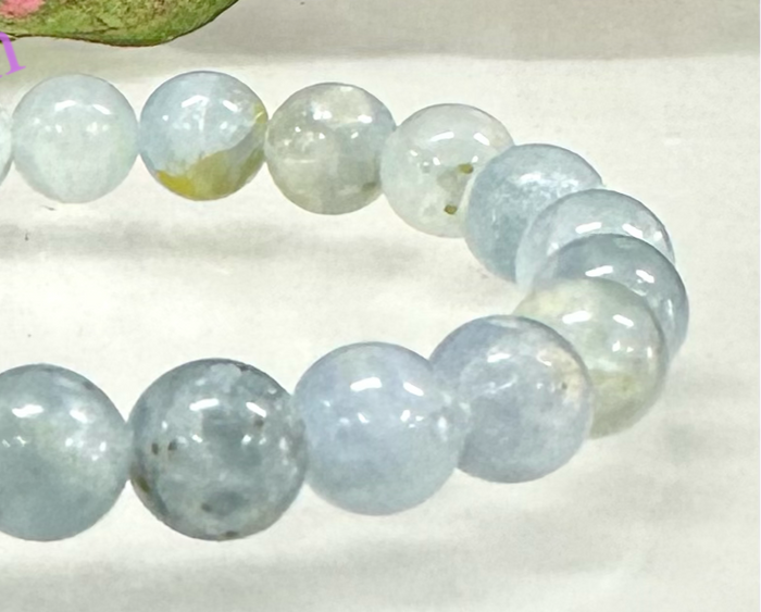 Natural Celestite 8mm 7.5” Crystal Bracelet