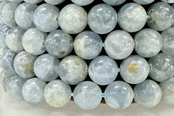 Natural Celestite 8mm 7.5” Crystal Bracelet