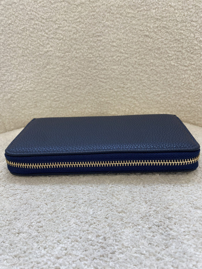 Navy Zip Up Purse