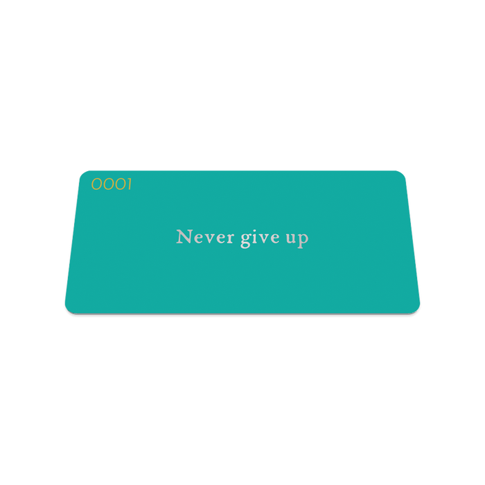 Never Give Up Ring