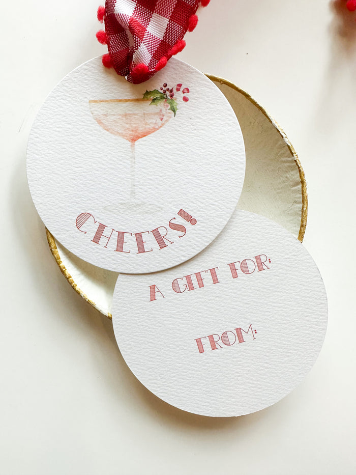 Non-Personalized Cheers Coupe (round)