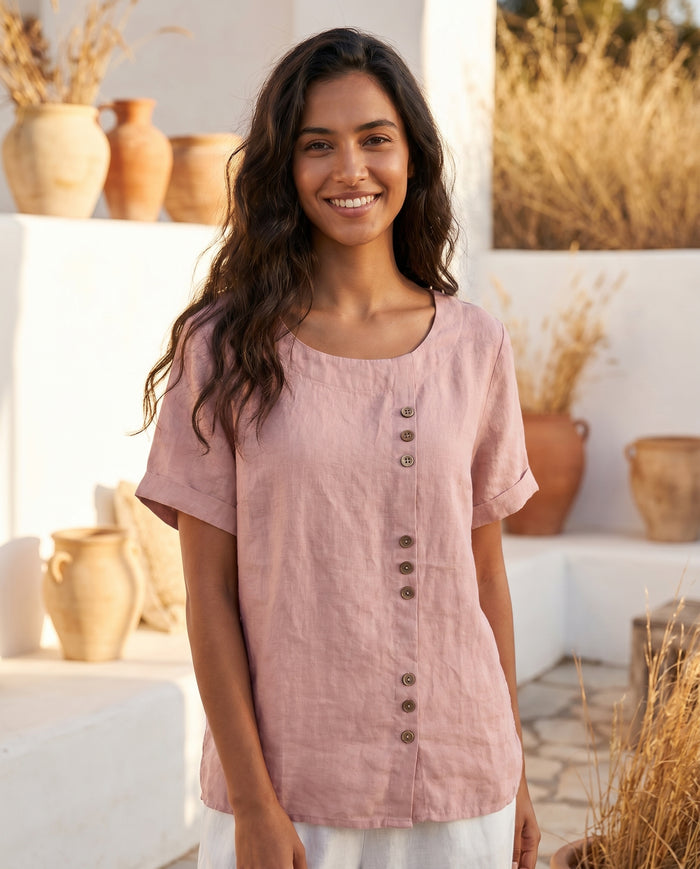nora-linen-button-blouse-pink-1