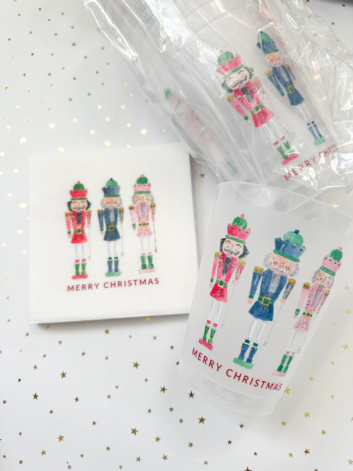 Nutcracker Trio cup + napkin set