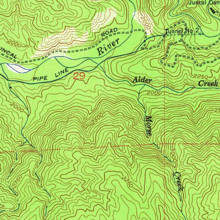 Old Map of Carpinteria, California by USGS, 1952 – Summerland, Santa Barbara Coast & Rincon Point