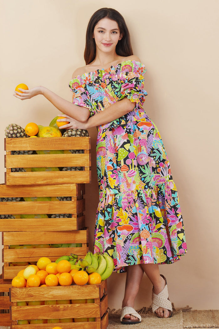 Once Upon a Time Linen Cotton Maxi Dress