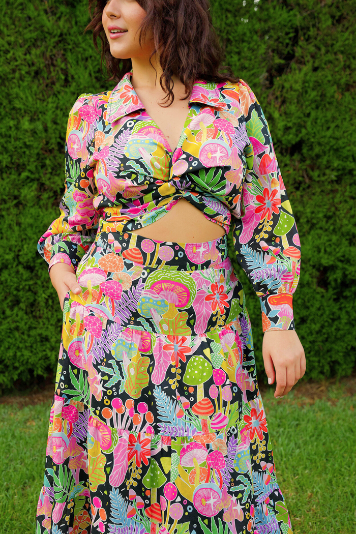 Once Upon a Time Linen Cotton Wrap Shirt
