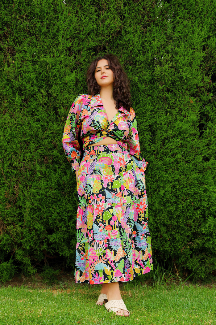 Once Upon a Time Linen Cotton Wrap Shirt