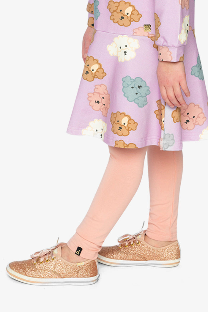 Lookbook: child in the pink poodle pocket leggings by Deux par Deux