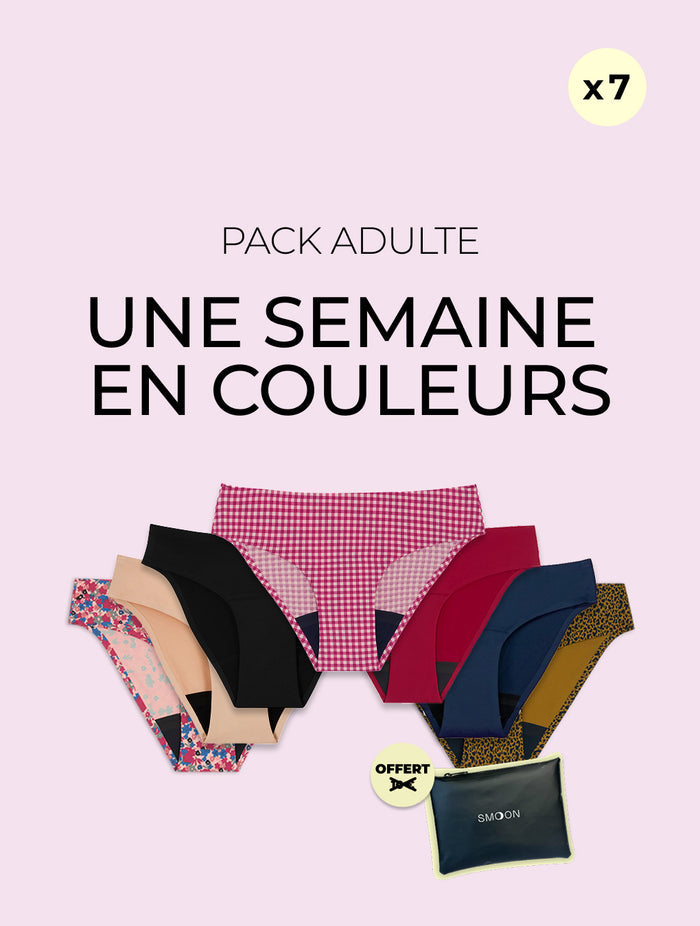 Pack Semainier Adulte Flux Moyen à Abondant