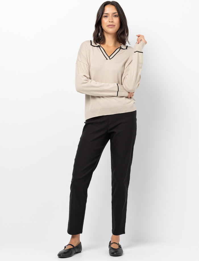Pantalon étroit uni