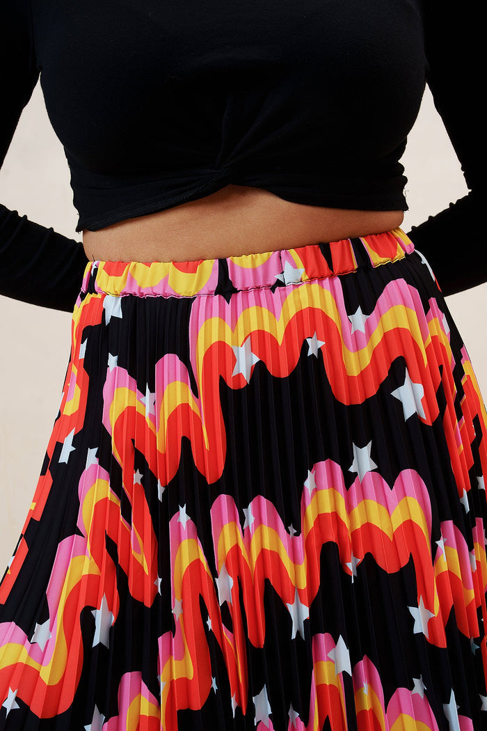 Popping Candy Pleated Skirt