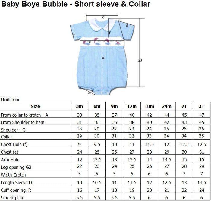 Pumpkin Smocked Boy's Bubble in Gingham