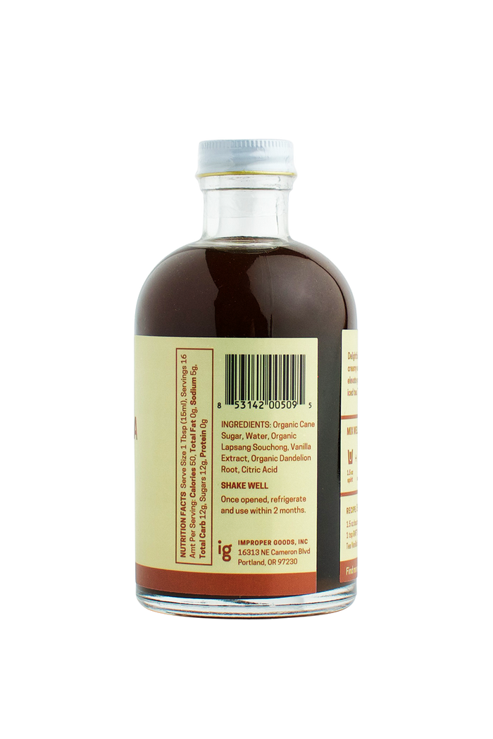 RAFT - Smoked Tea Vanilla Syrup