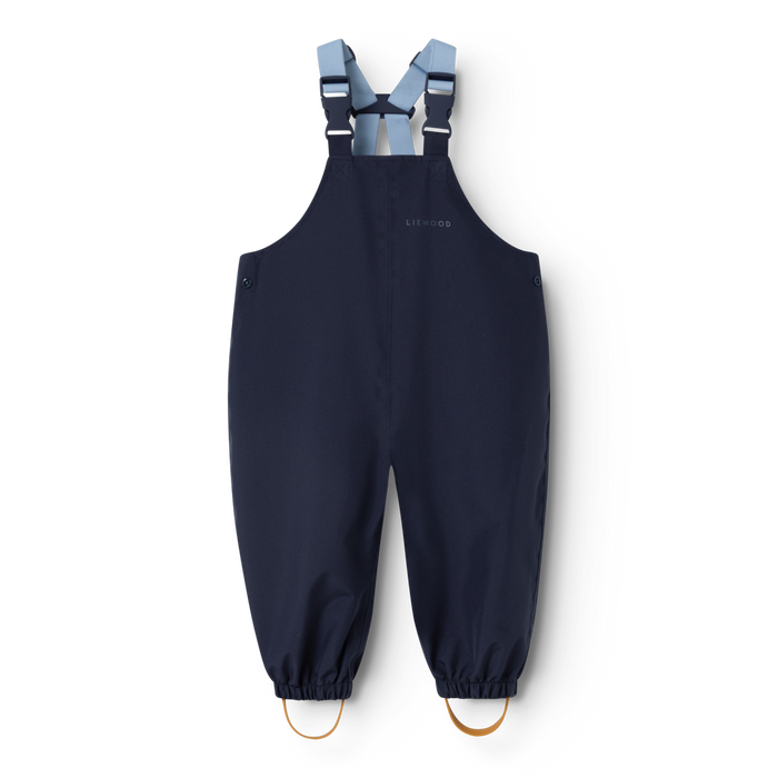 Liewood - Rainwear Set - Manu - Dino Roar/Classic Navy - Dungaree/Front