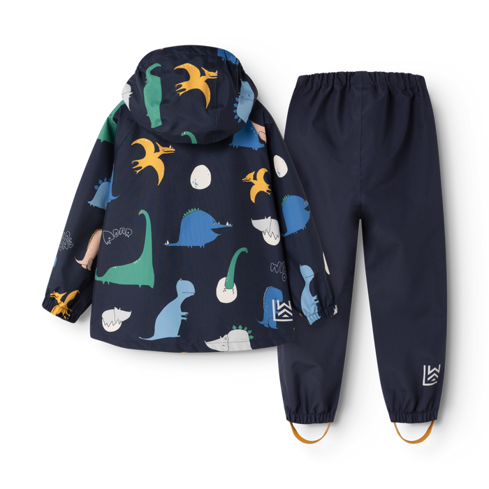 Liewood - Rainwear Set - Pedia - Dino Soar/Classic Navy - Back