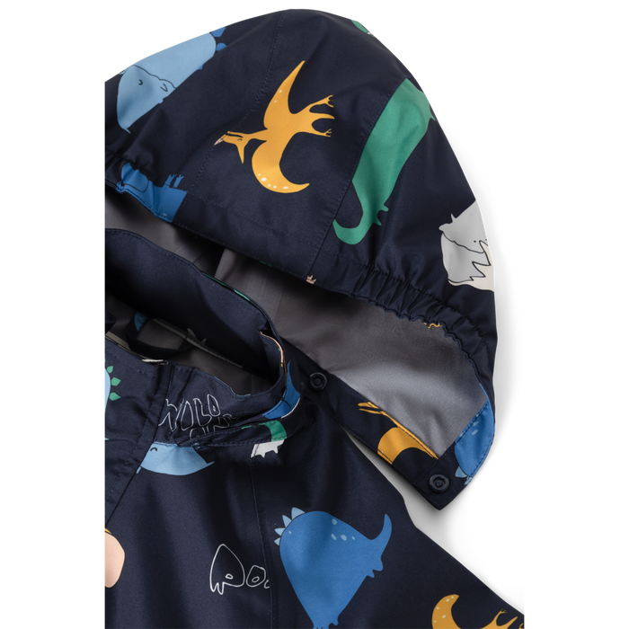 Liewood - Rainwear Set - Pedia - Dino Soar/Classic Navy - Jacket/Hood