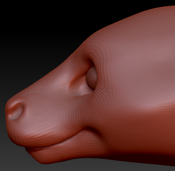 Realistic Angel Dragon Head Base