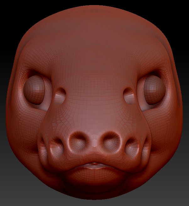 Realistic Ball Python Head Base