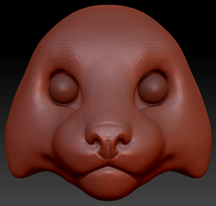 Realistic Bobcat/Lynx Head Base
