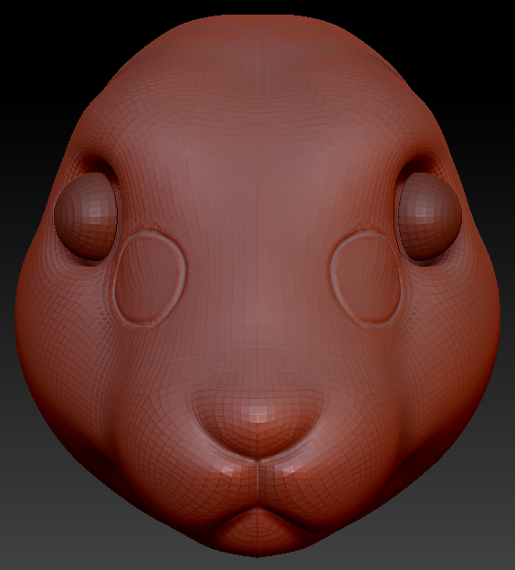 Realistic Bunny Head Base