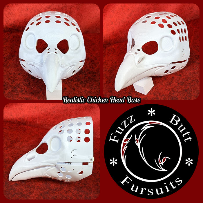 Realistic Chicken Head Base
