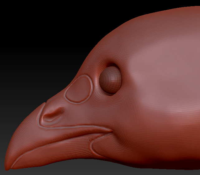 Realistic Chicken Head Base