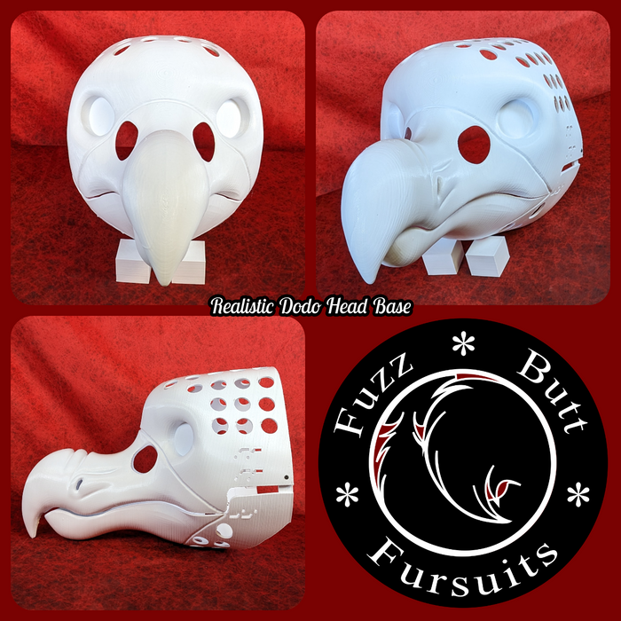 Realistic Dodo Head Base