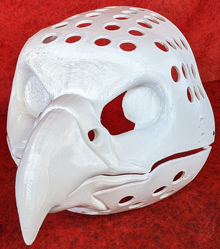 Realistic Falcon Head Base