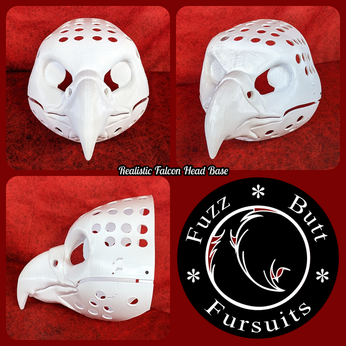 Realistic Falcon Head Base