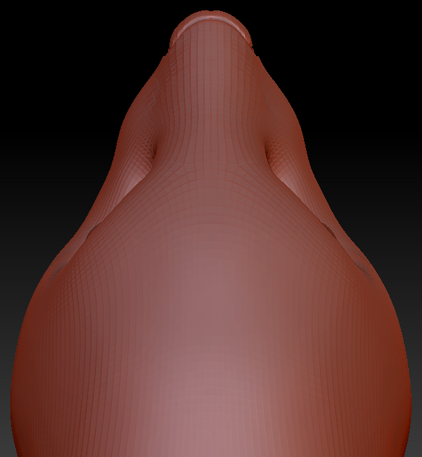 Realistic Ferret Head Base