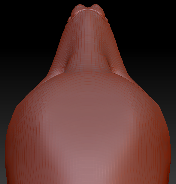 Realistic Fruit Bat Head Base