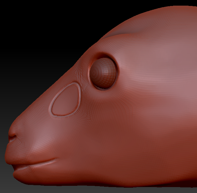 Realistic Goat/Sheep Static Jaw Head Base Variant 1