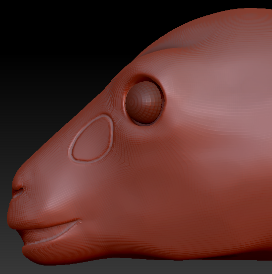 Realistic Goat/Sheep Static Jaw Head Base