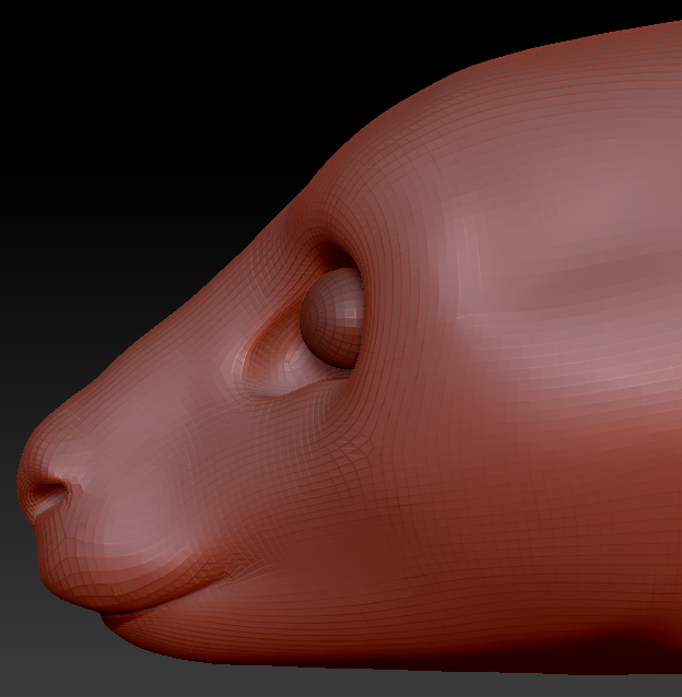 Realistic Kangaroo Head Base