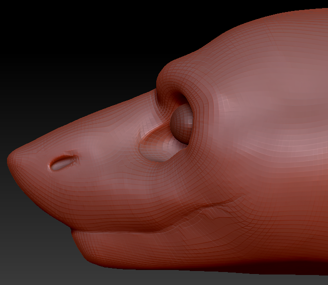 Realistic Northern Sergal Head Base