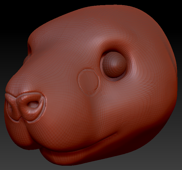 Realistic Rat Head Base