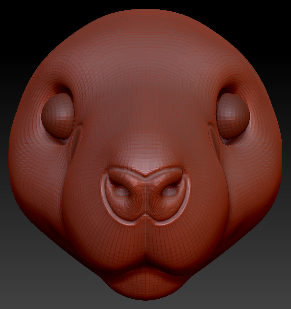 Realistic Rat Head Base