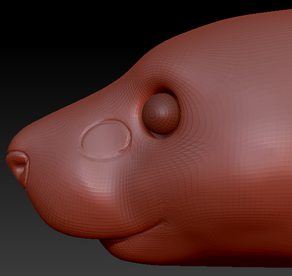 Realistic Rat Head Base