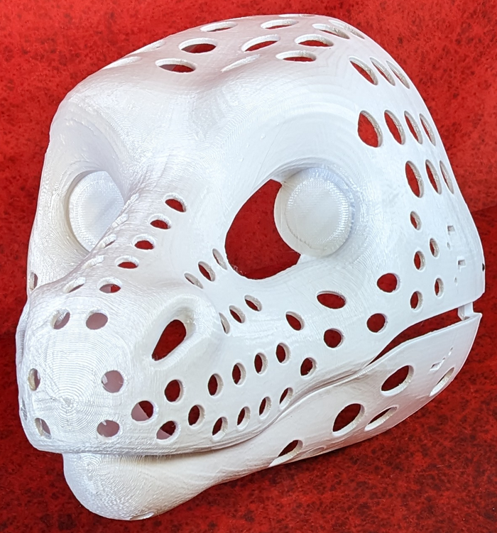 Realistic Round-nosed Dragon Head Base